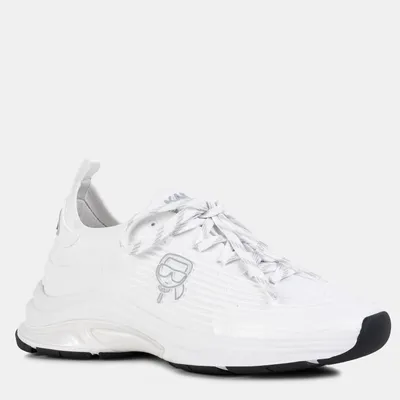 Karl Lagerfeld Sneakersy LUX FINESSE Plexikonic Pull On białe