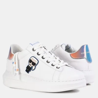 Karl Lagerfeld Sneakersy KAPRI Gradient KC Lo Lace białe