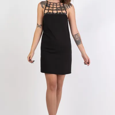 PINKO sukienka mini koktajlowa ALICE czarna