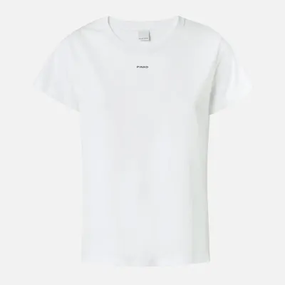 PINKO t-shirt z krótkim rękawkiem Basico biały
