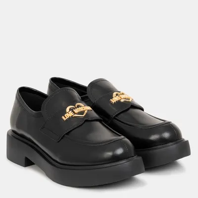 Love Moschino loafersy damskie skórzane Scarpad.City40 JA10404G0LJD0000