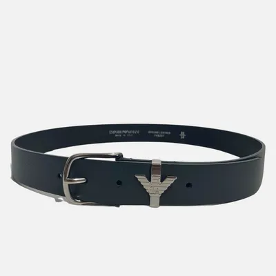 Emporio Armani pasek damski skórzany Y4S227 YAQ2E 80149 morski
