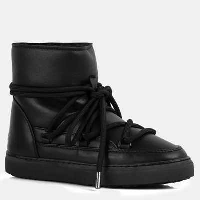 Inuikii śniegowce FULL LEATHER czarne