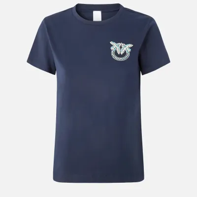 Pinko T-shirt Nambrone Jersey niebieski