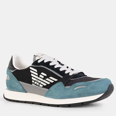 Emporio Armani Sneakersy X4X537 XM678 Q828 niebieskie