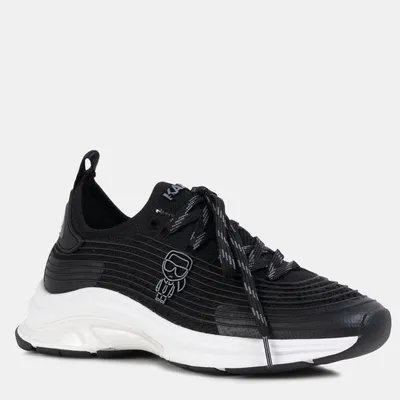 KARL LAGERFELD Sneakersy Lux Finesse Plexikonic czarne