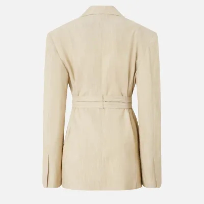 PINKO marynarka oversize Emozioni beżowa