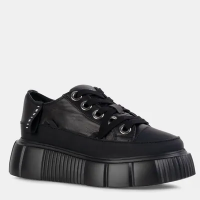 INUIKII Sneakersy LEATHER MATILDA LOW czarne