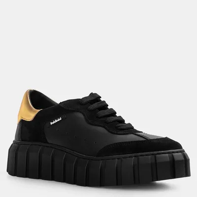 BALDININI Sneakersy skórzane D2D520CRVKNONO czarne