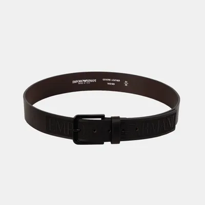 Emporio Armani pasek skórzany męski Y4S199 YDD5V 85 brązowy