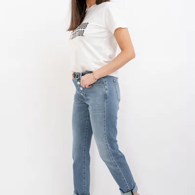 PINKO Jeansy skinny fit niebieskie GAIA 4