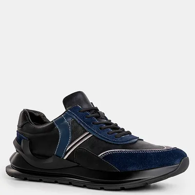 John Doubare sneakersy Czarnogranatowe