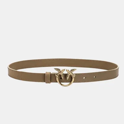 Pasek PINKO oliwkowy Love Berry Hips Simply Belt H2