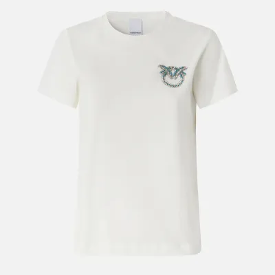 Pinko T-shirt Nambrone Jersey białym