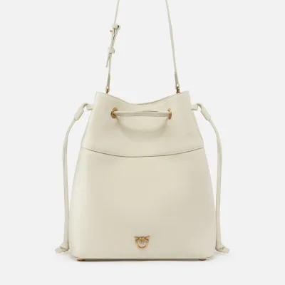 PINKO torba worek Secchiello Classic Bag biała