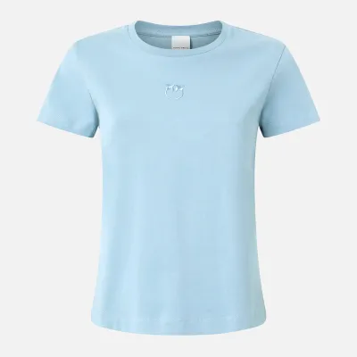 PINKO t-shirt z krótkim rękawkiem Bussolotto niebieski