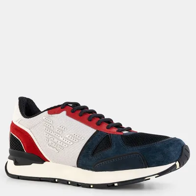 EMPORIO ARMANI Sneakersy x4x289 xm499 q83 granatowe