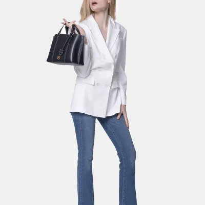 PINKO torebka Carrie Shopper Classic 102833A1LFZ czarna