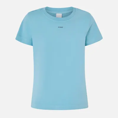 PINKO t-shirt Basico niebieski