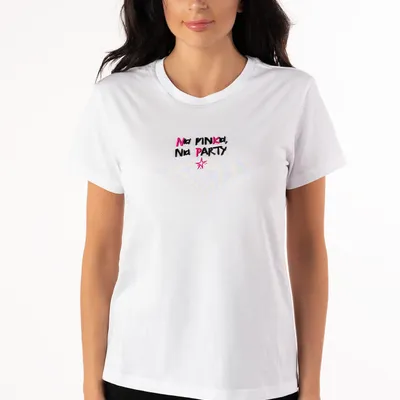 Pinko T-SHIRT biały z napisami TUBE 1