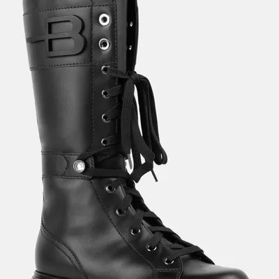 BALDININI buty combat D3B092MOOW0000 czarne