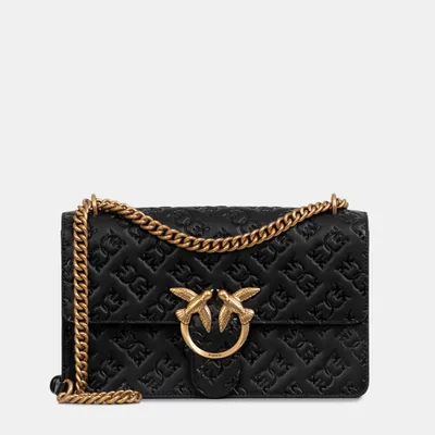 PINKO torebka Love One Classic DC Logo 100941A1YB czarna
