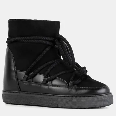 INUIKII Śniegowce CLASSIC WEDGE Czarne