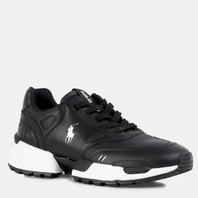 Polo Ralph Lauren sneakersy męskie skórzane czarne JGR PP 809835371002
