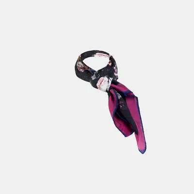 Roccobarocco jedwabna apaszka Foulard Cicha 9