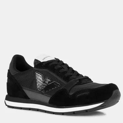 Emporio Armani Sneakersy męskie X4X537 XN730 R926 czarne