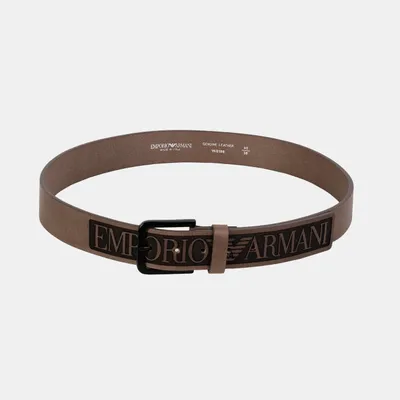 Emporio Armani pasek męski skórzany Y4S199 YDD5V 85 brązowy
