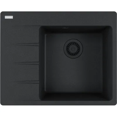 FRANKE - Zlewozmywak lewy Centro CNG 611-62 TL Onyx / Czarny odpływ