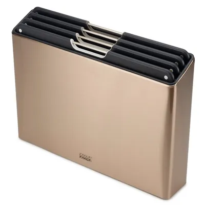 Joseph Joseph - Zestaw 4 desek Folio Steel Różowe złoto