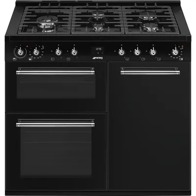 Smeg - Kuchnia wolnostojąca CX103GMBL Concerto Czarna
