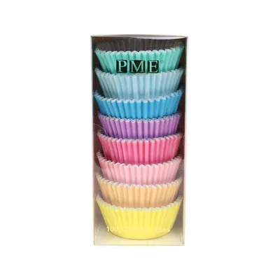 PME Cake - Papilotki do babeczek w kolorach pastelowych 100 sztuk