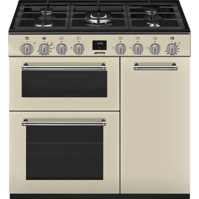 Smeg - Kuchnia wolnostojąca CX93GMCR Concerto Kremowa