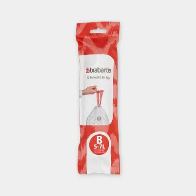 Brabantia - Worki na śmieci rozmiar B (5 - 7 l) 10 szt.