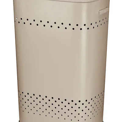 Kela - Kosz na pranie 60 L Malaga Beżowy