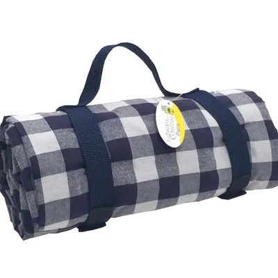 Les Jardins de la Comtesse - Obrus piknikowy 140 x 140 cm Blue & White Checkered