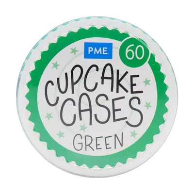 PME Cake - Papilotki do babeczek zielone 60 sztuk
