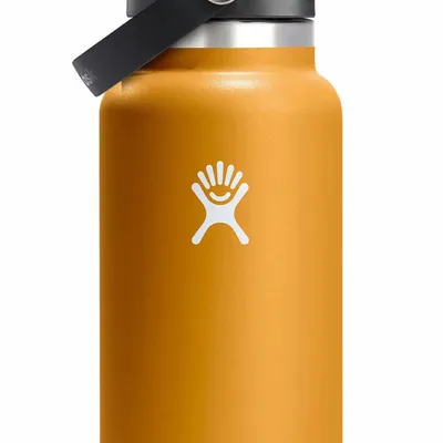 Hydro Flask - Butelka termiczna Wide Mouth Flex Straw Cap 32 oz Fossil