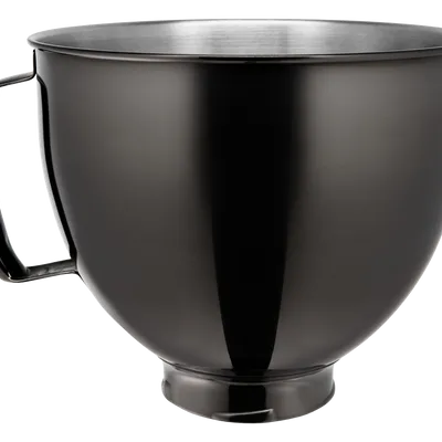 KitchenAid - Dzieża stalowa 4,8L Lśniąca Czarna