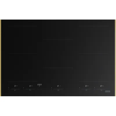 FRANKE - Płyta indukcyjna Mythos Masterpiece K-Link FMY 805 I F KL GD Czarne szkło / Złoty