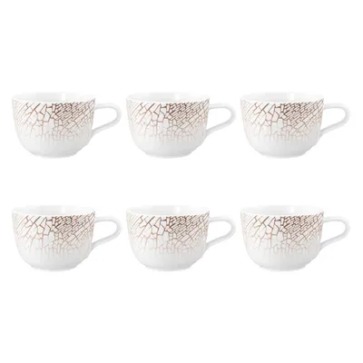 Seltmann Weiden - Zestaw 6 filiżanek do kawy 380ml Liberty Krakelee