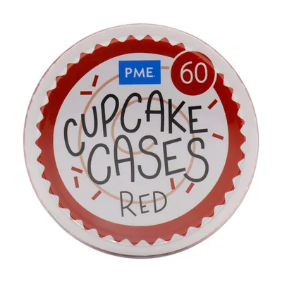 PME Cake - Papilotki do babeczek czerwone 60 sztuk