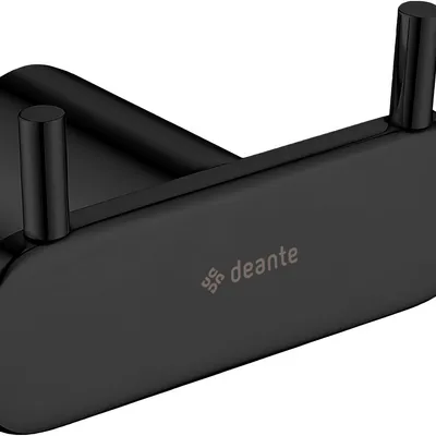 Deante - Haczyk podwójny Round nero