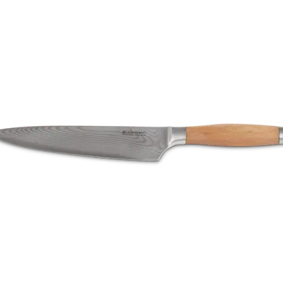 Le Creuset - Nóż Szefa Kuchni z Uchwytem Drewno Oliwne 20 cm
