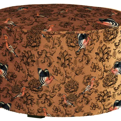 Woood -  Niska pufa Sara Velvet Fenix