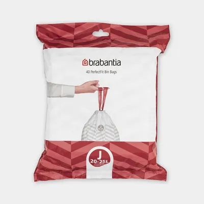 Brabantia - Worki na śmieci do koszy Bo rozmiar J 23 l (40 szt.)