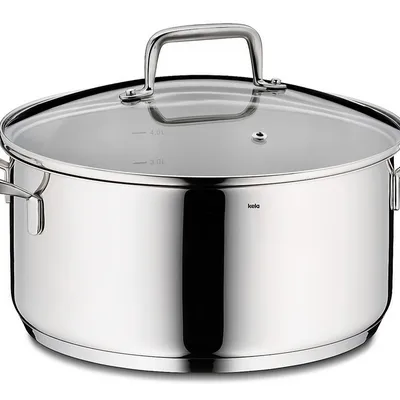 Kela - Garnek niski z pokrywką Flavoria 4,6 L